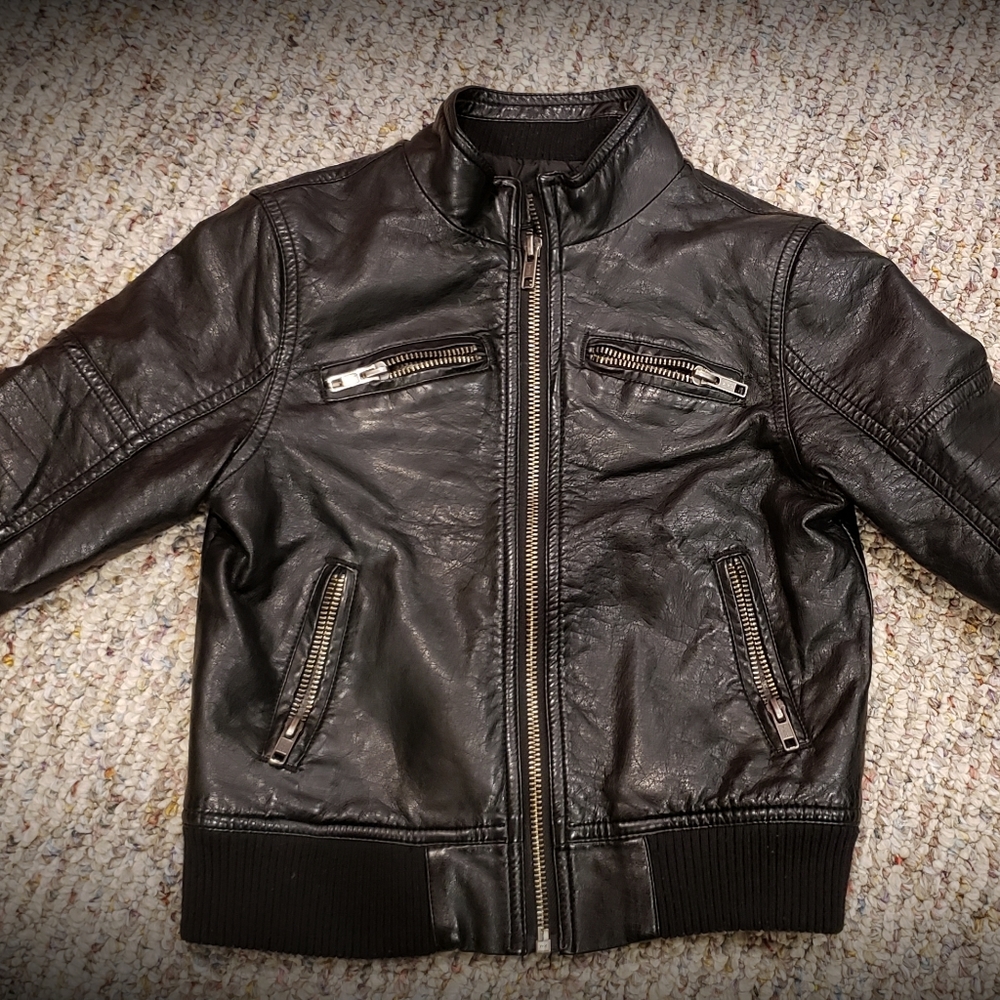Faux leather jacket 2T